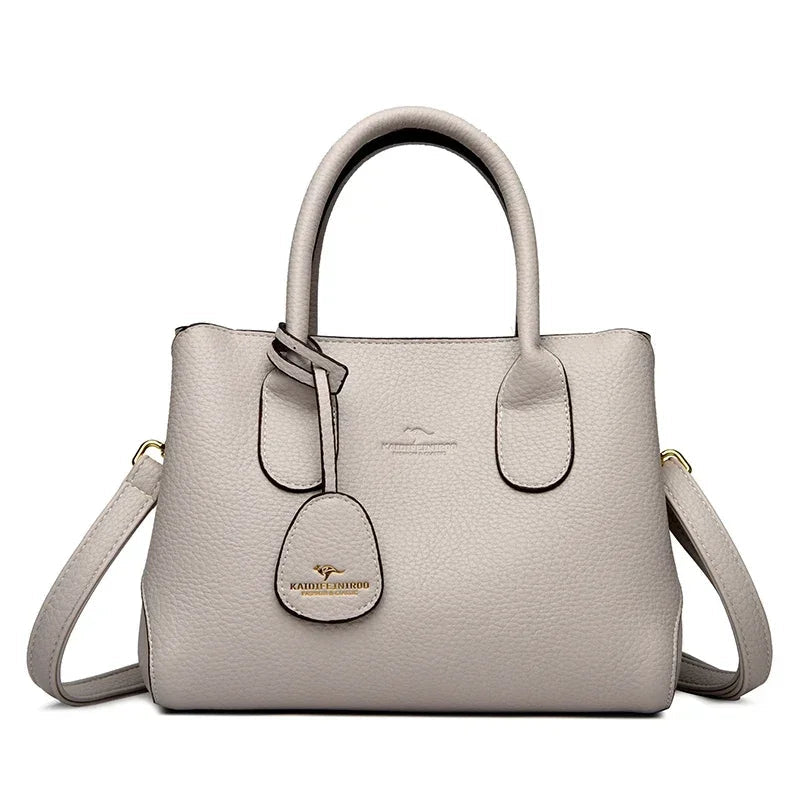 SaneShoppe - 3 - layer Design Women's Handbags Luxury Shoulder Crossbody Bags High Quality PU Leather Bag Ladies Fashion Messenger Sac A Main