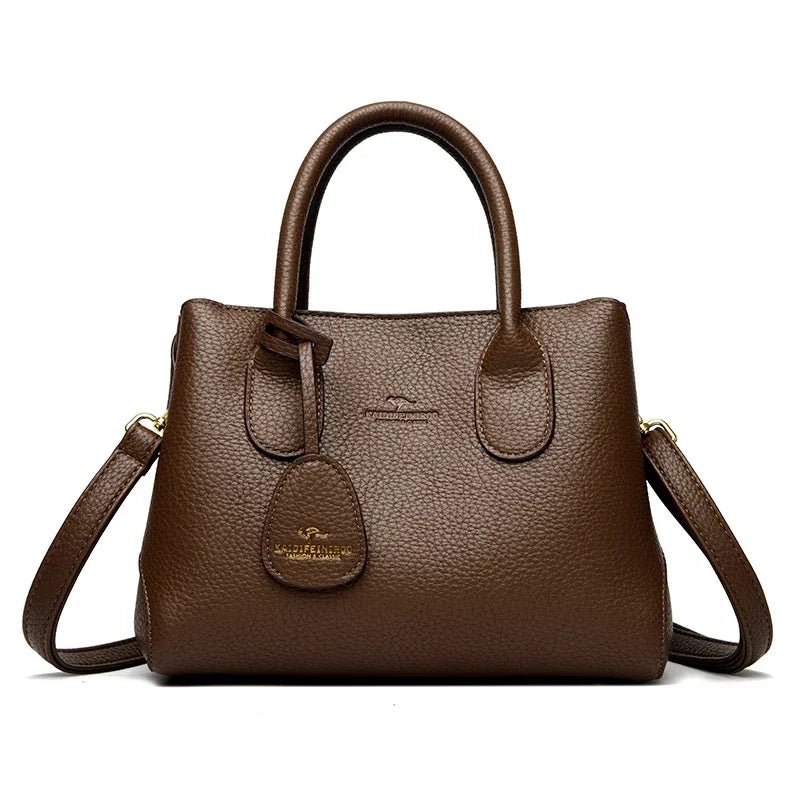SaneShoppe - 3 - layer Design Women's Handbags Luxury Shoulder Crossbody Bags High Quality PU Leather Bag Ladies Fashion Messenger Sac A Main
