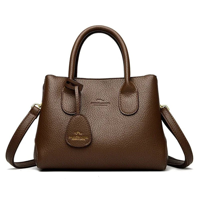 SaneShoppe - 3 - layer Design Women's Handbags Luxury Shoulder Crossbody Bags High Quality PU Leather Bag Ladies Fashion Messenger Sac A Main