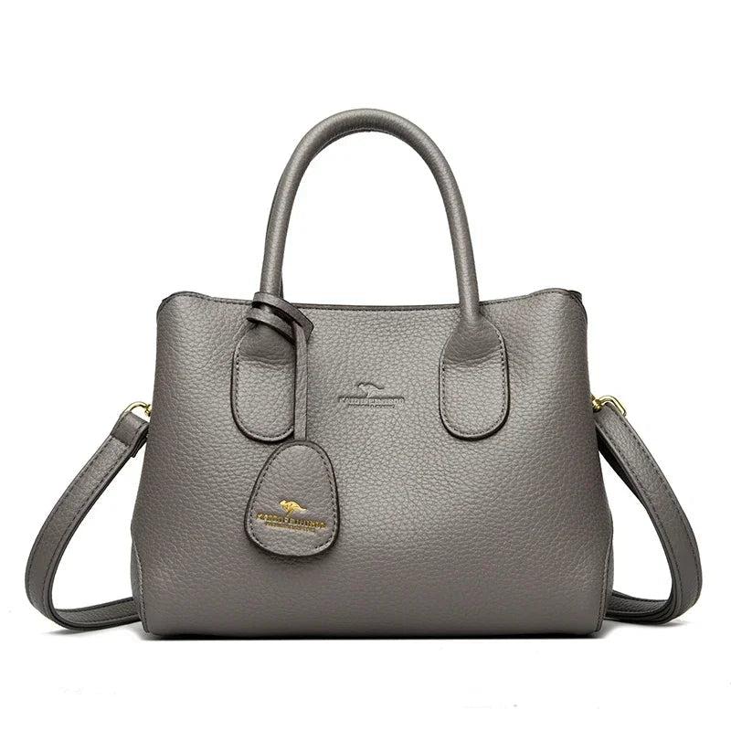 SaneShoppe - 3 - layer Design Women's Handbags Luxury Shoulder Crossbody Bags High Quality PU Leather Bag Ladies Fashion Messenger Sac A Main