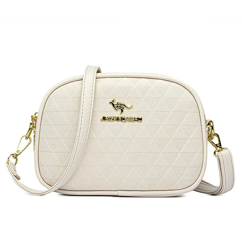 SaneShoppe - 3 Layers Zipper Pockets Quality Crocodile PU Leather Women's Handbags Shoulder CrossBody Bags Light Luxury Female Handbag Sac