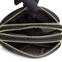 SaneShoppe - 3 Layers Zipper Pockets Quality Crocodile PU Leather Women's Handbags Shoulder CrossBody Bags Light Luxury Female Handbag Sac