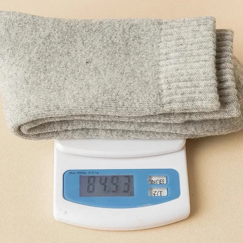 SaneShoppe - 3Pairs/Men's Winter Warm Wool Socks Women Super Thick Heart Thickened Loop Merino Wool Socks