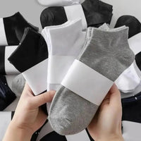 SaneShoppe - 5/10 - Pack Unisex Comfort - Fit Ankle Socks For All, Breathable & Lightweight - Ideal For Sports & Daily Wear