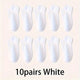10pairs White