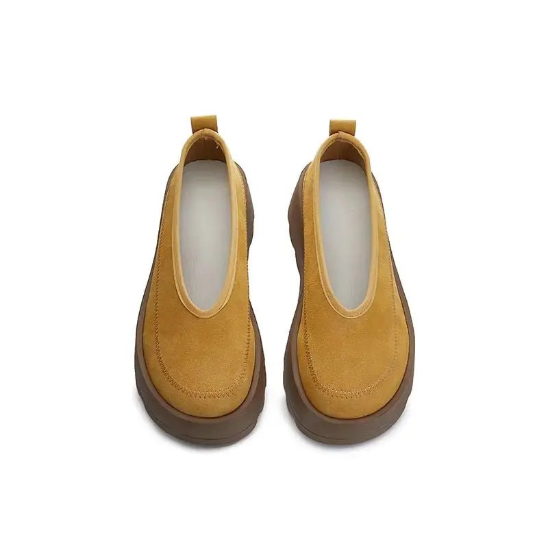SaneShoppe-AIYUQI 2026 Women's Thick-Soled Slip-On Loafers - Large Size Sports Shoes