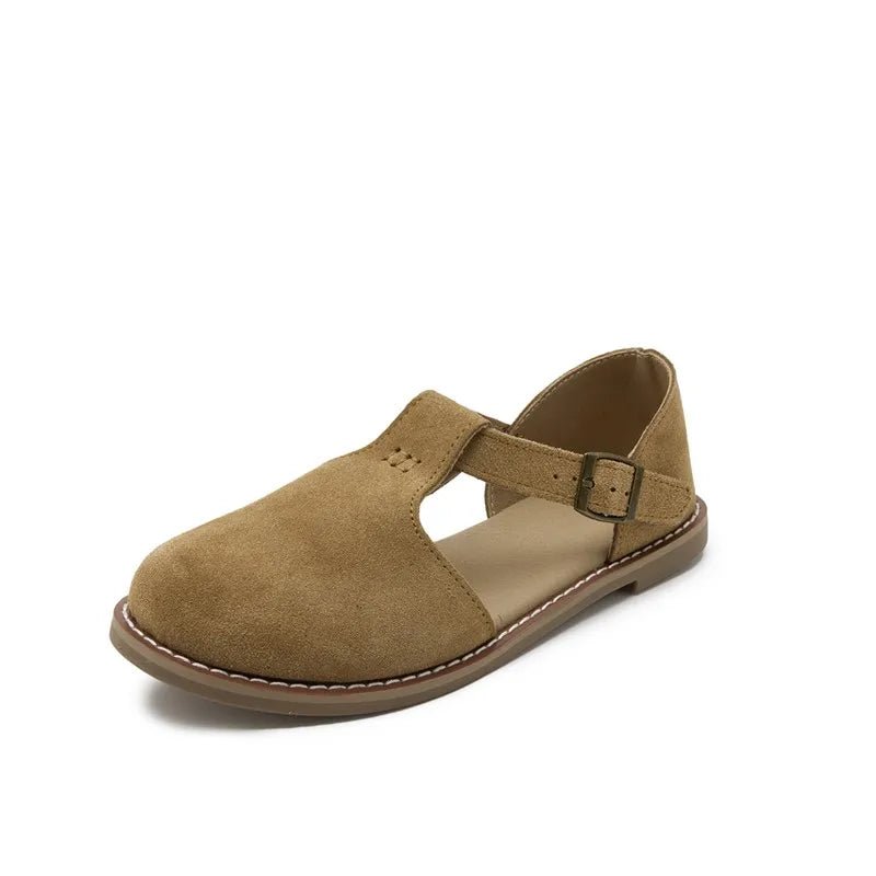 SaneShoppe-Stylish Genuine Leather Hollow Roman Sandals for Women