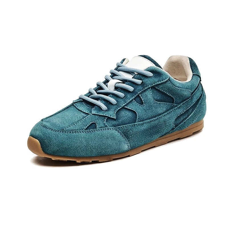 SaneShoppe-AIYUQI Women Retro Sneakers Genuine Leather Flat Moral Training Shoes 2026
