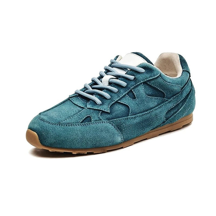 SaneShoppe-AIYUQI Women Retro Sneakers Genuine Leather Flat Moral Training Shoes 2026