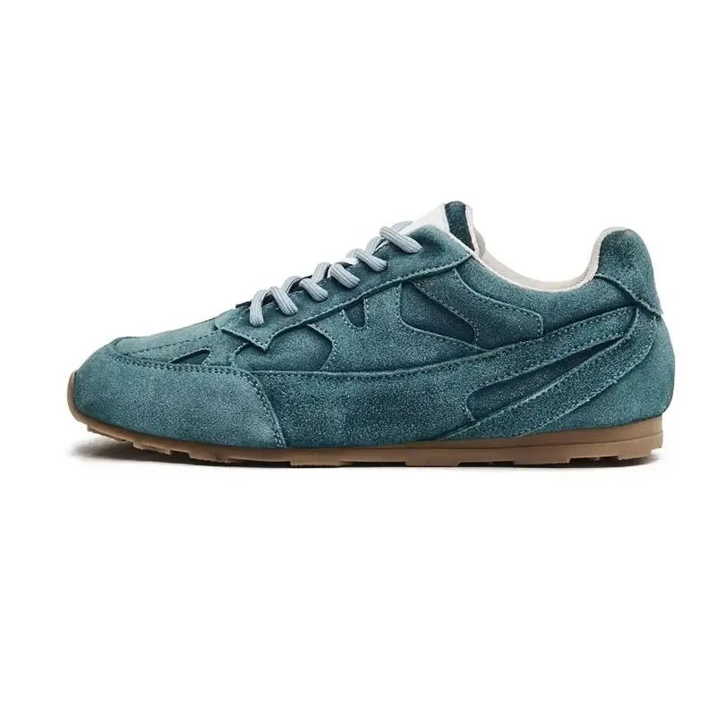 SaneShoppe-AIYUQI Women Retro Sneakers Genuine Leather Flat Moral Training Shoes 2026