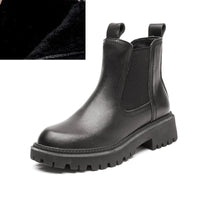 SaneShoppe - AIYUQI Women's Chelsea Boots Genuine Leather New Autumn Winter Fashion Women's Ankle Boots Retro Winter Boots Ladies WHSLE MTO
