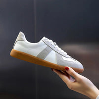 SaneShoppe-Women's 2026 New Genuine Leather Sneakers Casual Spring Flat Shoes
