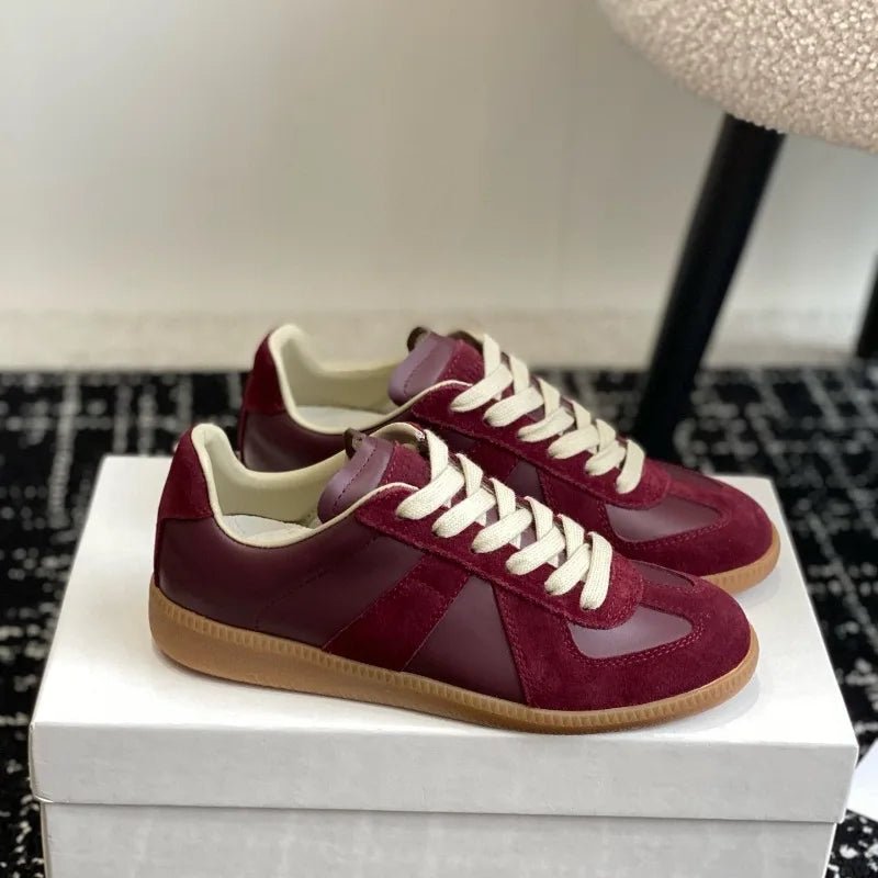 SaneShoppe-Women's 2026 New Genuine Leather Sneakers Casual Spring Flat Shoes