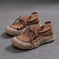 SaneShoppe-AIYUQI Genuine Leather Women's Sneakers 2026 New Non-Slip German Style Trainers