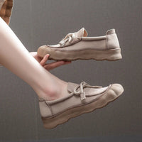 SaneShoppe-AIYUQI Genuine Leather Women's Sneakers 2026 New Non-Slip German Style Trainers