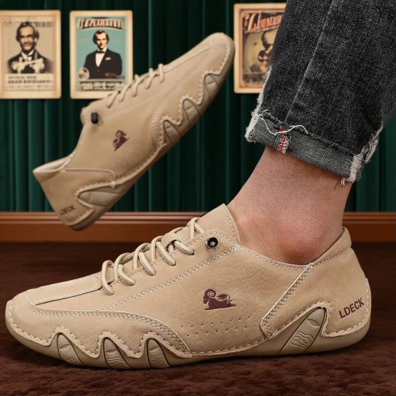 SaneShoppe - Ankle Boots for Men Fashionable Stitching Lightweight Comfortable Casual Walking Shoes Breathable Tennis Outdoor Driving Shoes