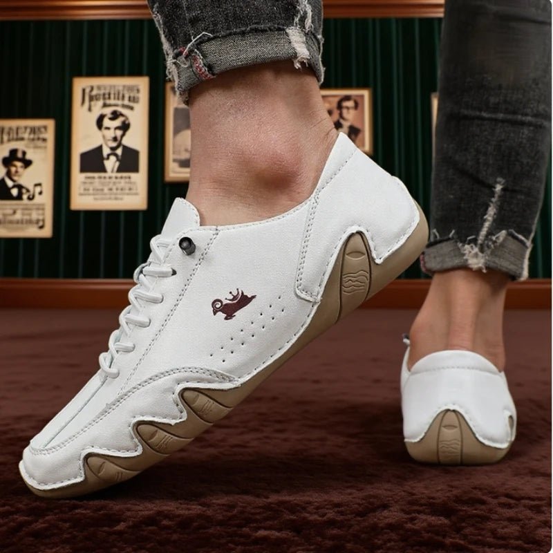 SaneShoppe - Ankle Boots for Men Fashionable Stitching Lightweight Comfortable Casual Walking Shoes Breathable Tennis Outdoor Driving Shoes