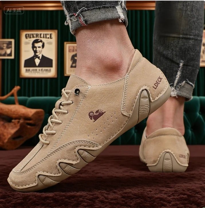SaneShoppe - Ankle Boots for Men Fashionable Stitching Lightweight Comfortable Casual Walking Shoes Breathable Tennis Outdoor Driving Shoes