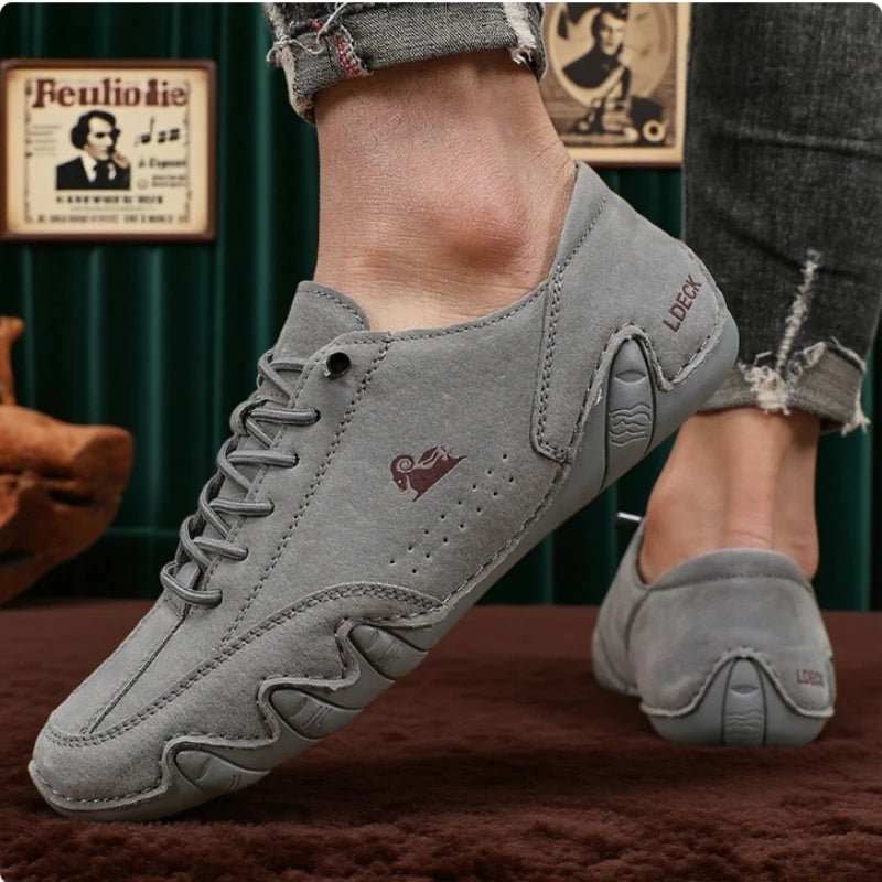 SaneShoppe - Ankle Boots for Men Fashionable Stitching Lightweight Comfortable Casual Walking Shoes Breathable Tennis Outdoor Driving Shoes