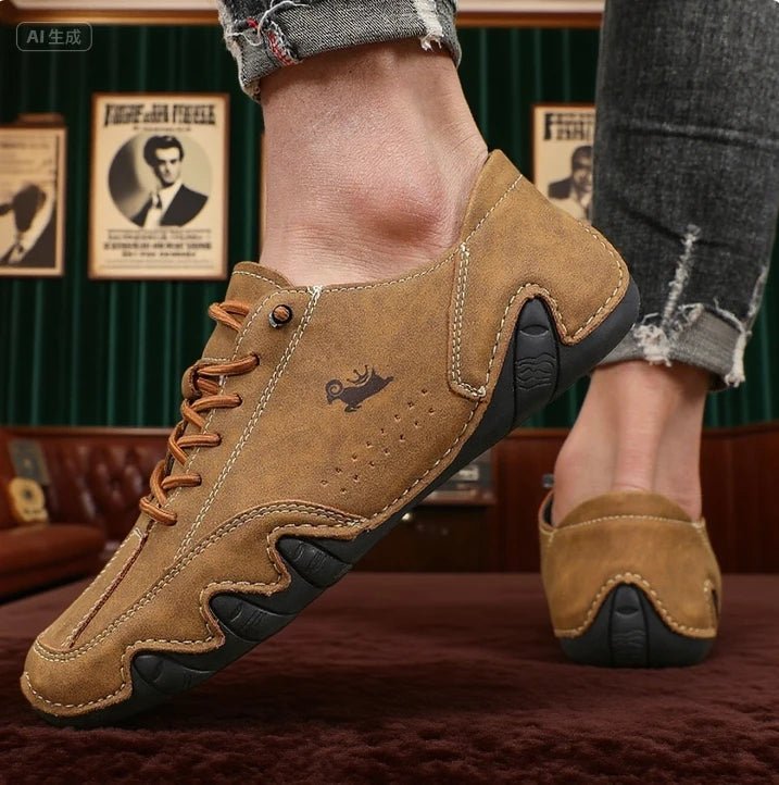 SaneShoppe - Ankle Boots for Men Fashionable Stitching Lightweight Comfortable Casual Walking Shoes Breathable Tennis Outdoor Driving Shoes