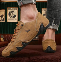 SaneShoppe - Ankle Boots for Men Fashionable Stitching Lightweight Comfortable Casual Walking Shoes Breathable Tennis Outdoor Driving Shoes