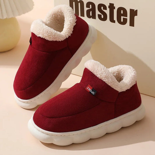 SaneShoppe-Asgard Winter Cozy Slippers For Women Men - Anti-skid Fur Snow Boots