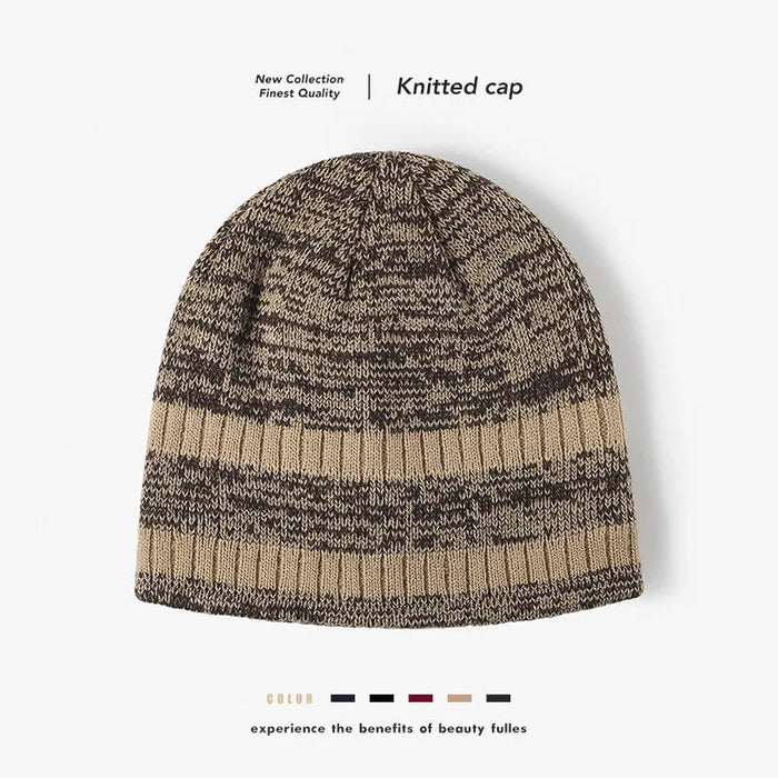 SaneShoppe - Autumn and Winter Men and Women General Cold Cap Outdoor Travel Warm Head Cap Thickened Ear Protector Head Cap