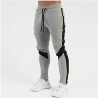 SaneShoppe-Men's Color Blocked Velvet Warm Fitness Pants - Autumn/Winter Outdoor Style