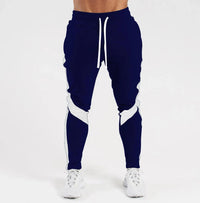 SaneShoppe-Men's Color Blocked Velvet Warm Fitness Pants - Autumn/Winter Outdoor Style