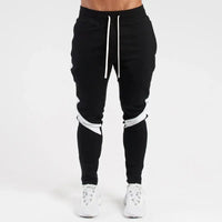 SaneShoppe-Men's Color Blocked Velvet Warm Fitness Pants - Autumn/Winter Outdoor Style