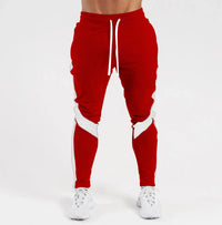 SaneShoppe-Men's Color Blocked Velvet Warm Fitness Pants - Autumn/Winter Outdoor Style