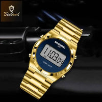 SaneShoppe-BINBOND Luxury LED Digital Men's Stainless Steel Sports Watch