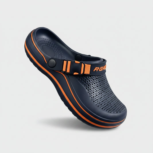 SaneShoppe - Breathable Perforated Men's Hole Shoes, Lightweight Fashion Slippers, Comfortable Indoor Outdoor Wear