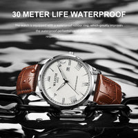 SaneShoppe-Waterproof Business Men Watch Fashion Luminous Wristwatch - Top Brand for Man