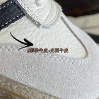 SaneShoppe - Careaymade - Genuine Leather women's shoes,soft sole comfortable casual single shoes,cowhide ugly cute lace up small white shoes