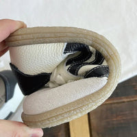 SaneShoppe - Careaymade - Genuine Leather women's shoes,soft sole comfortable casual single shoes,cowhide ugly cute lace up small white shoes