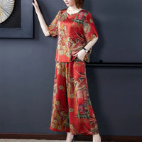 SaneShoppe-Vintage Fashion Short Sleeve 2023 Summer Collection for Women