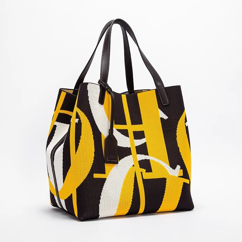 SaneShoppe - CHCH Shopping Bag Mommy Summer New Simple Large Capacity Women's Handbag 27 * 12 * 27cm