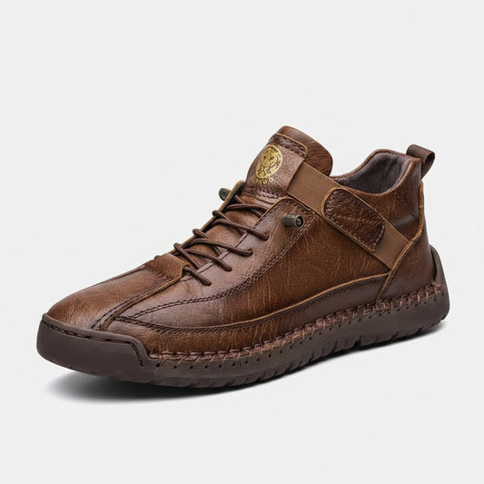 SaneShoppe - CLOHOO Handmade Men's High - Top Sport Casual Boots Breathable Outdoor Wear with Extended Size Options Classic Ankle Boots