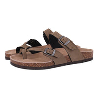 SaneShoppe-Comwarm Women's Suede Mules Men Clogs Sandals With Arch Support, Beach Slides