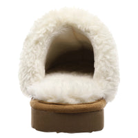 SaneShoppe - Comwarm Winter Fluffy Fur Slippers for Women Warm New Home Slippers Faux Fur House Mules Shoes Indoor Bedroom Comfy Fuzzy Slides