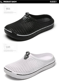 SaneShoppe - Couple Style Men's and Women's Slippers, Clogs, Mules, Solid Color Slip - Ons, Breathable Summer