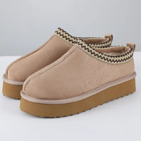 SaneShoppe - Crestar Women's Winter Slippers Lady Classic Fashion Brand Warm Thick Sole Shoes Short Plush Ankle Snow Boots Outdoor and Indoor