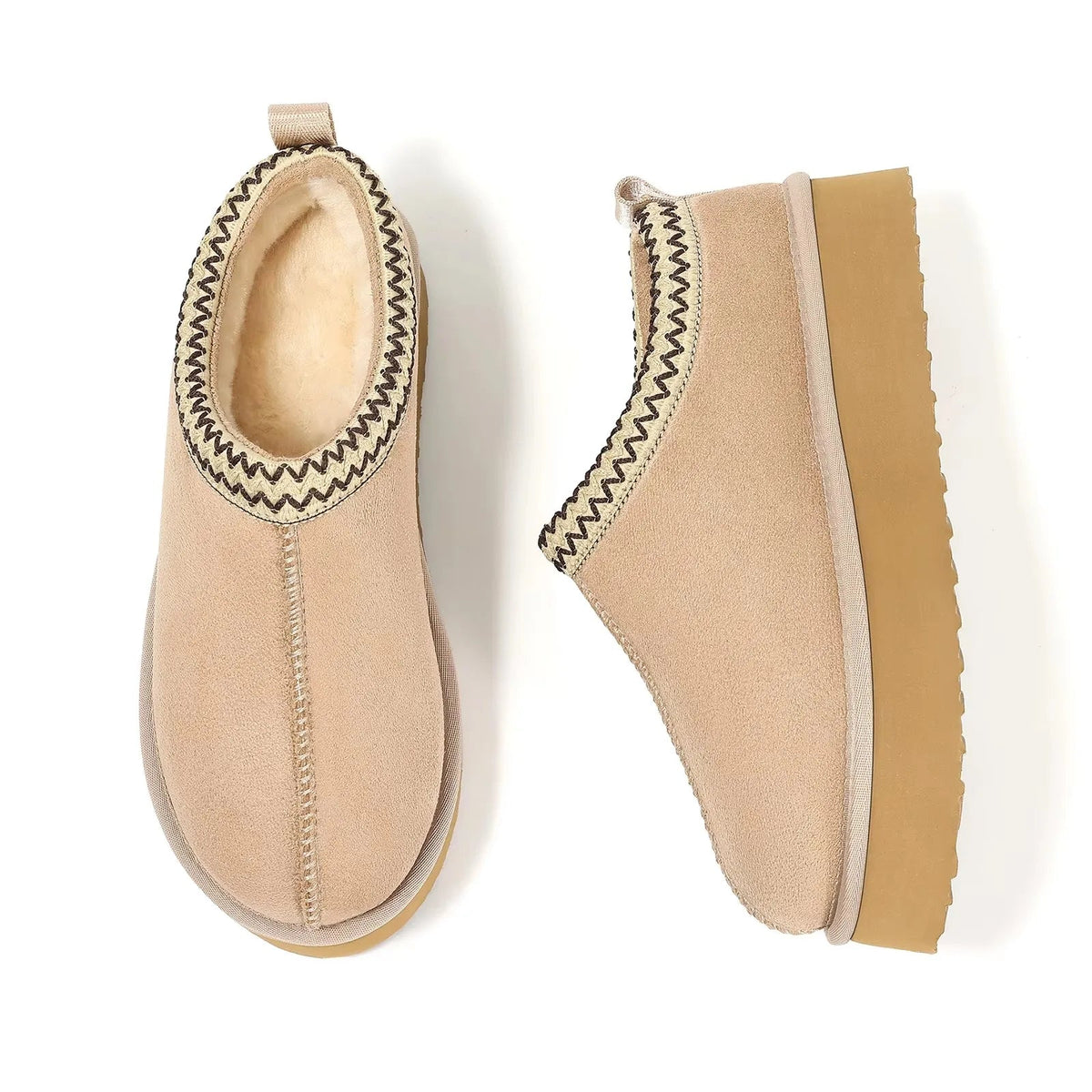 SaneShoppe - Crestar Women's Winter Slippers Lady Classic Fashion Brand Warm Thick Sole Shoes Short Plush Ankle Snow Boots Outdoor and Indoor