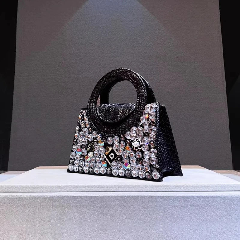 SaneShoppe - Designer Brand Сумка Женская Fashionable Rhinestone Handbag Crossbody Bags for Women