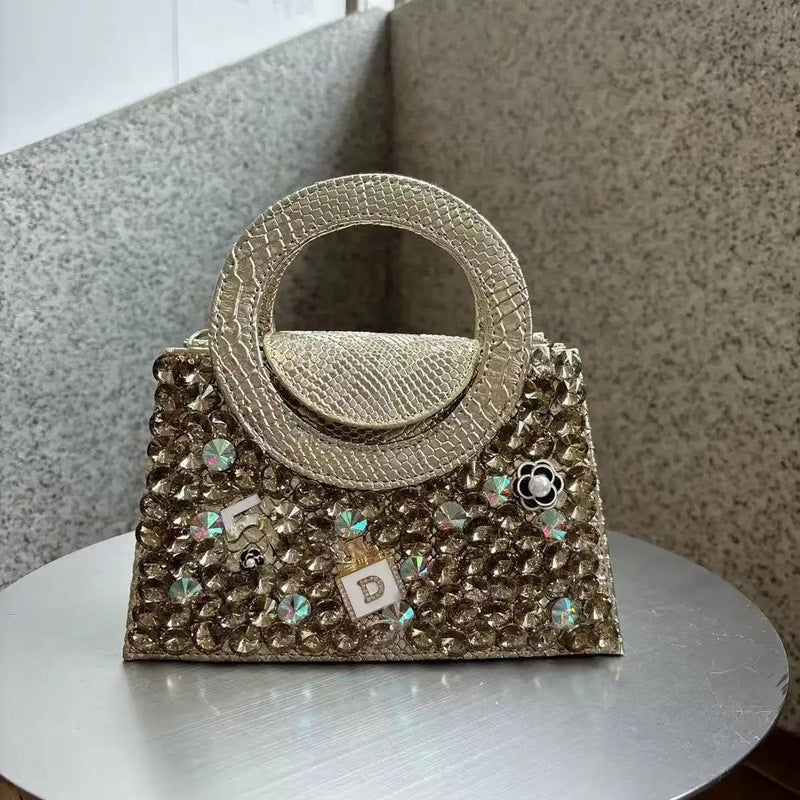 SaneShoppe - Designer Brand Сумка Женская Fashionable Rhinestone Handbag Crossbody Bags for Women