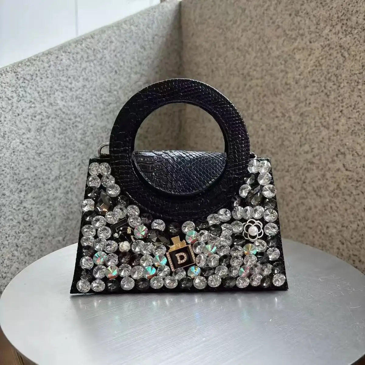 SaneShoppe - Designer Brand Сумка Женская Fashionable Rhinestone Handbag Crossbody Bags for Women