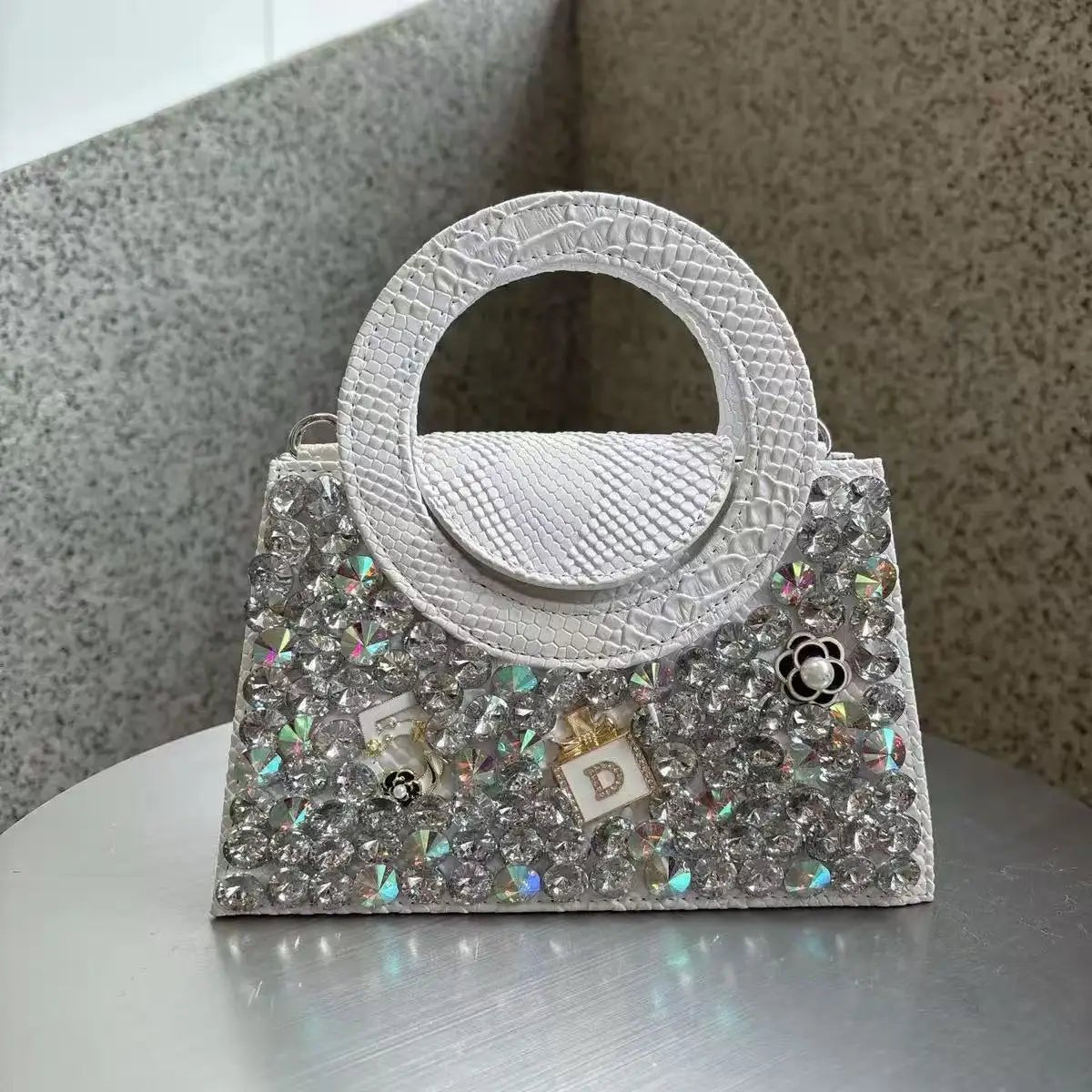 SaneShoppe - Designer Brand Сумка Женская Fashionable Rhinestone Handbag Crossbody Bags for Women