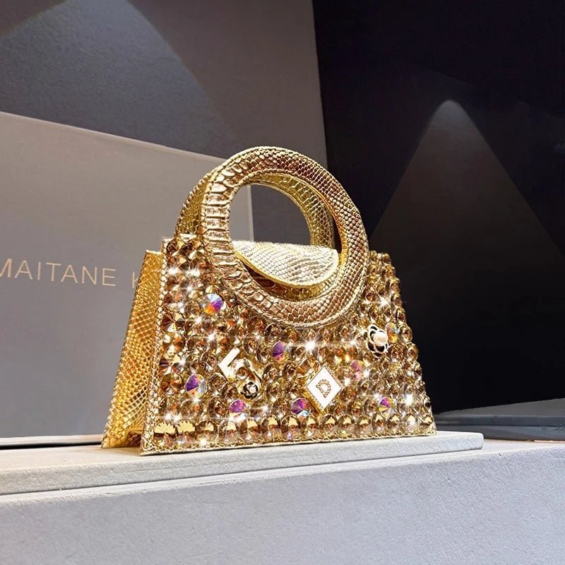 SaneShoppe - Designer Brand Сумка Женская Fashionable Rhinestone Handbag Crossbody Bags for Women