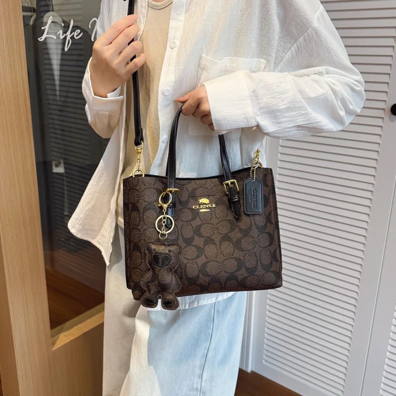 SaneShoppe - Designer New Luxury Fashion Handbag Women Casual Large Capacity Tote Bag Trendy Print Shoulder Crossbody Purse